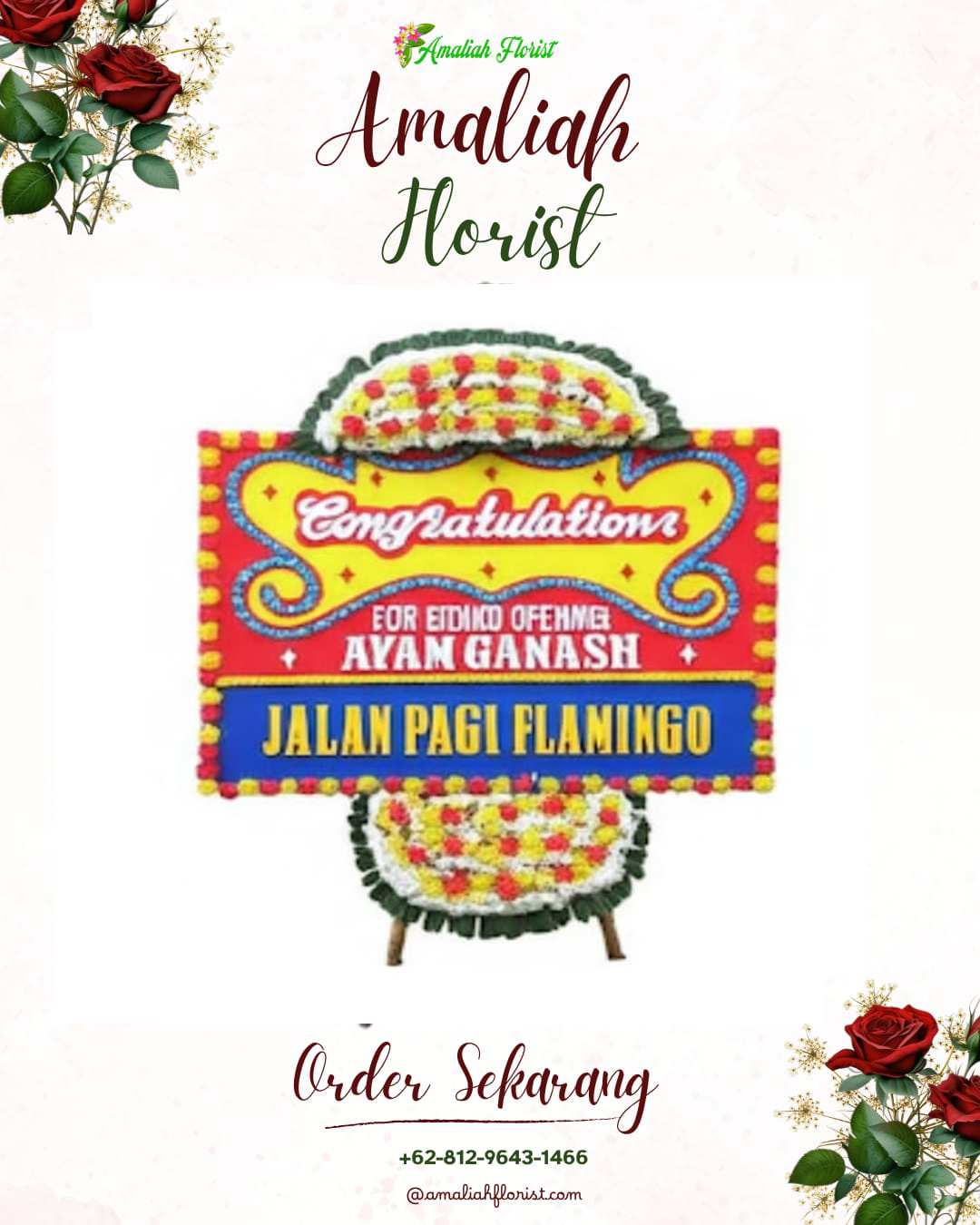 Sewa Papan Bunga Kalisat